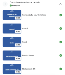 Domine o currículo local, com informações fundamentais para gabaritar as questões específicas na sua prova.